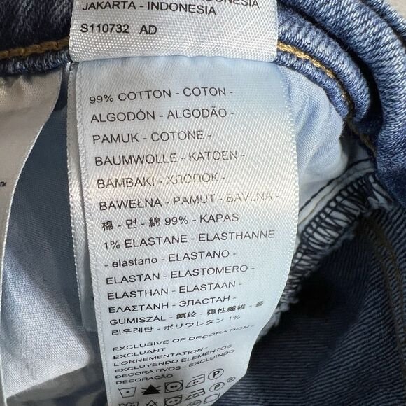 Levi's Premium Jeans 70's High Rise Flare Leg Women’s 29 x 32 Medium Blue Wash - Picture 14 of 15